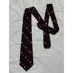 Brooks Brothers Makers‎ Football Helmet And Football Men's Silk Neck Tie